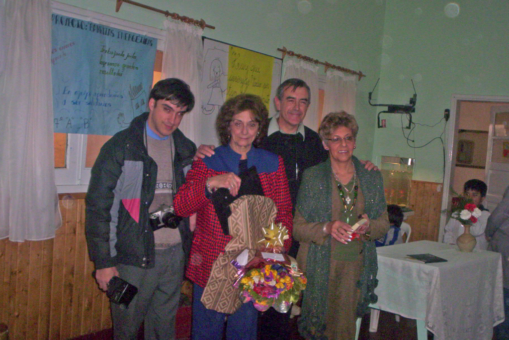 Presentación del libro “Oscar o el guardapolvo blanco” en la Escuela Ing. A. Rossel, El Nihuil (San Rafael, Mendoza).